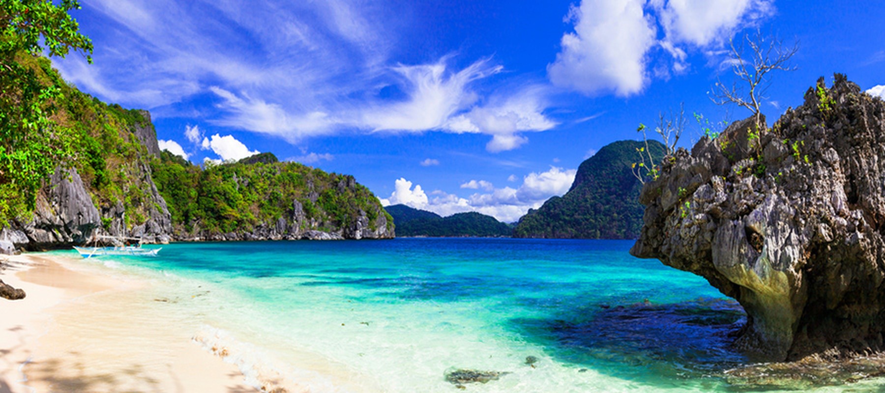 Playa paradisiaca en Filipinas